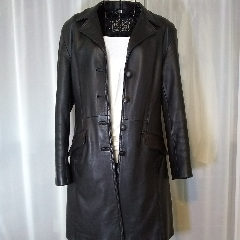 Retro Black Leather Jacket